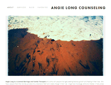 Tablet Screenshot of angielongcounseling.com